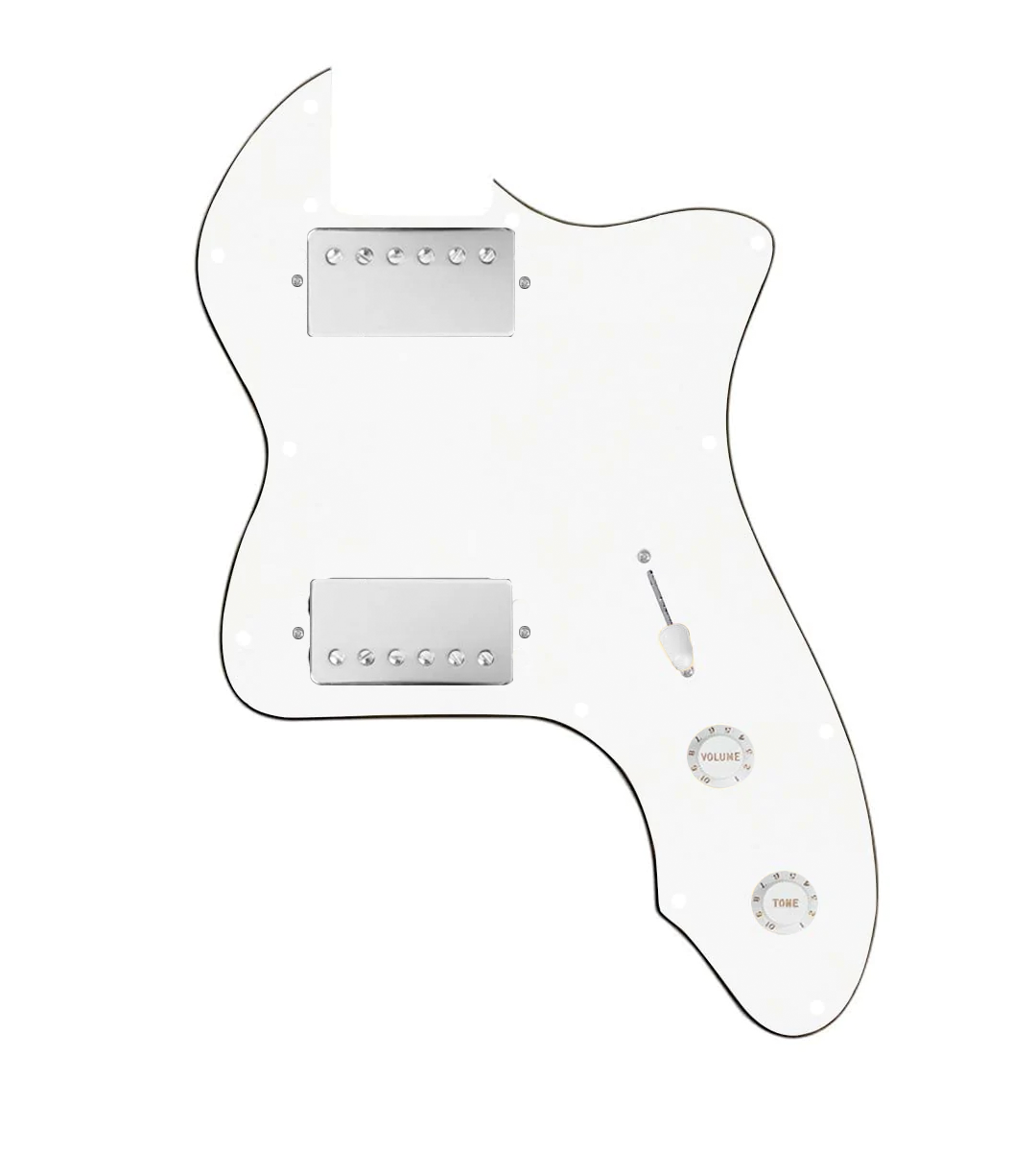 thinline pickguard hh white