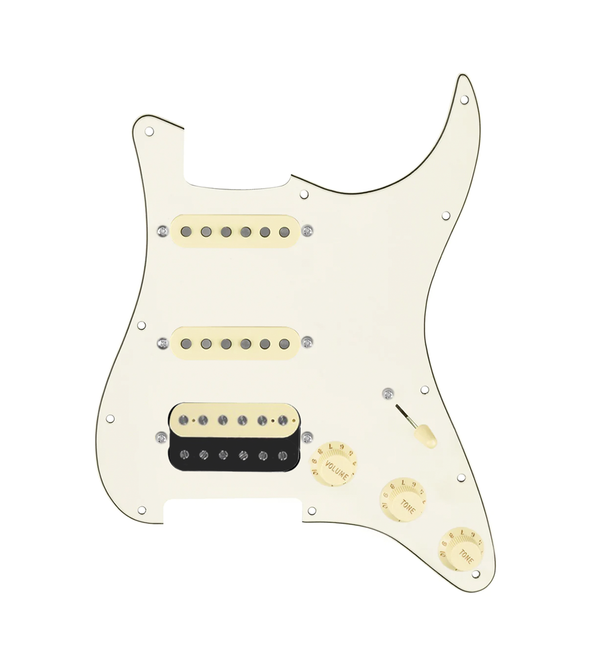 HSS Loaded Pickguard for Stratocasters® - HSS-RGNK-UC-TGWL-AW-PPG-AWKNB