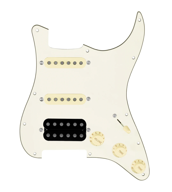 HSS Loaded Pickguard for Stratocasters® - HSS-SMTH-UC-TVTG-AW-PPG-AWKNB