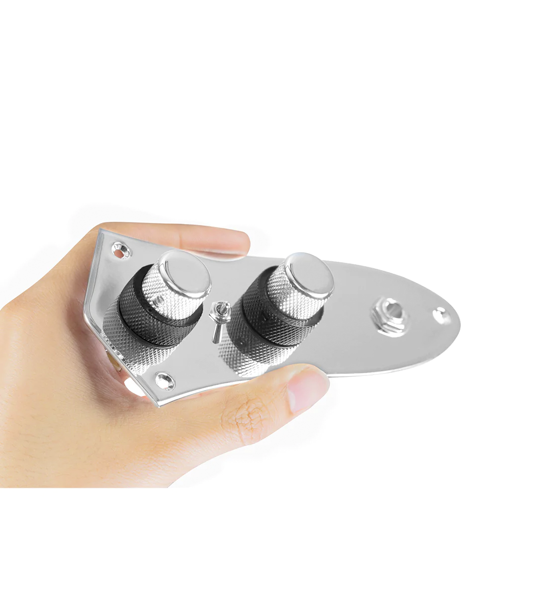 jazz bass control plate flat knobs