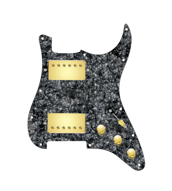Hipster Heaven HH Loaded Pickguard for Stratocasters® - SLPG-HH-COOL-G-BPPG-S3W-HH