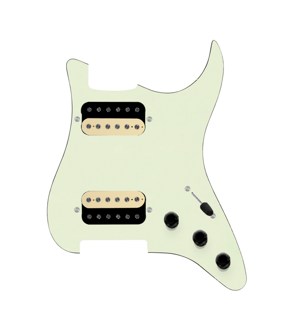 Hot And Heavy HH Loaded Pickguard for Stratocasters® - SLPG-HH-RGNK-UC-MGPG-S3W-HH