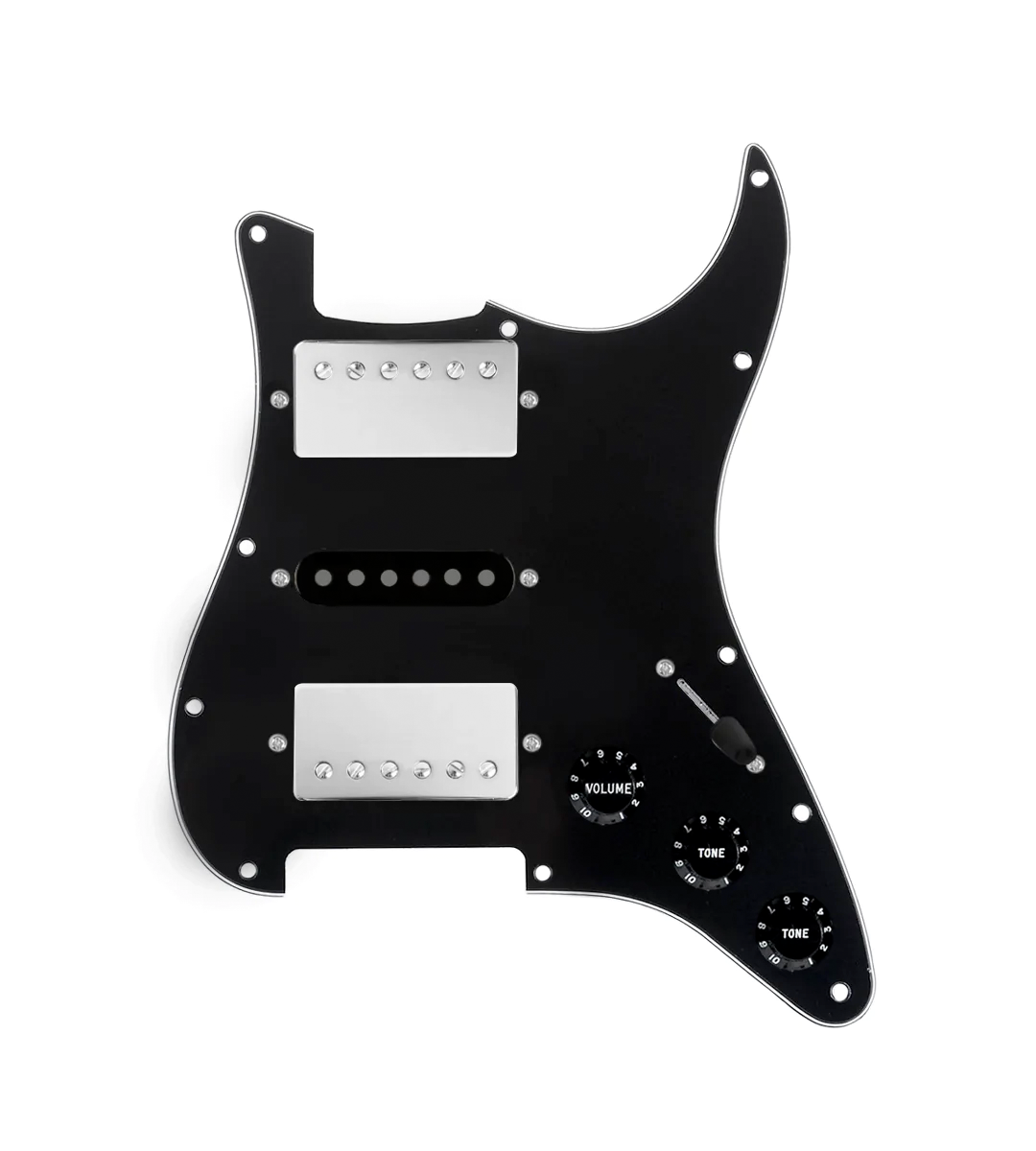 HSH Loaded Pickguard for Stratocasters® - SLPG-HSH-SMTH-N-TVTG-B-BPG