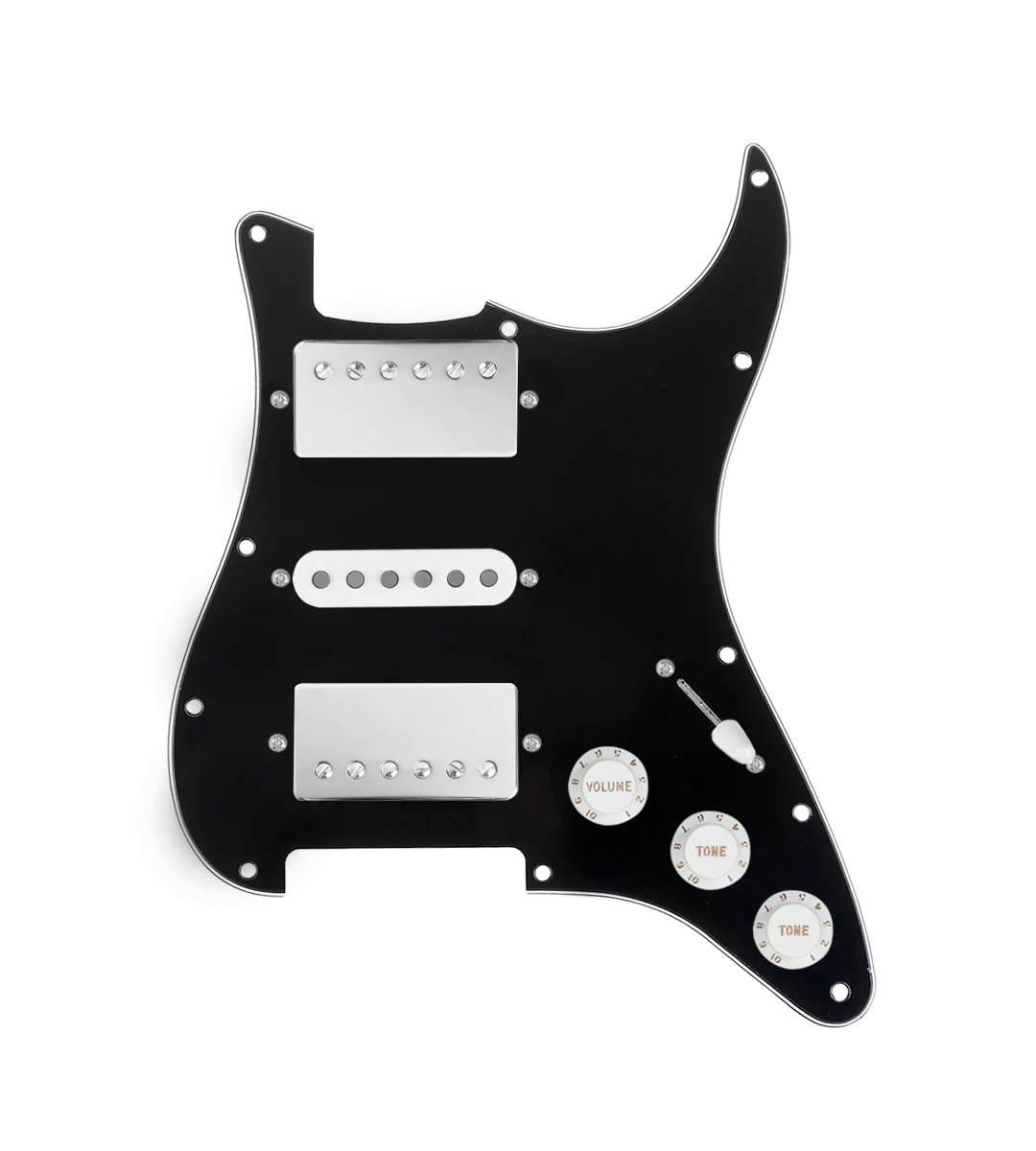 HSH Loaded Pickguard for Stratocasters® - SLPG-HSH-SMTH-N-TVTG-W-BPG