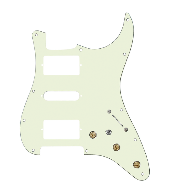 Pre-Wired HSH Stratocaster® Pickguard - SWPG-HSH-MGPG-S7W-HSH-MT
