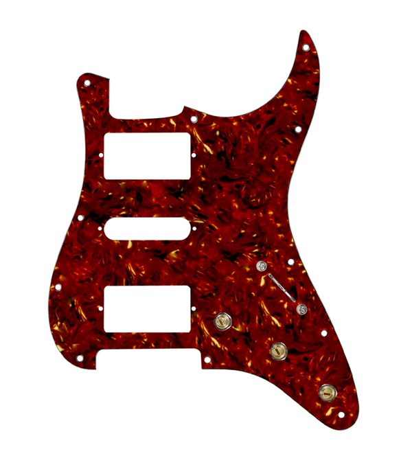 Pre-Wired HSH Stratocaster® Pickguard - SWPG-HSH-TPG-S7W-HSH-PP