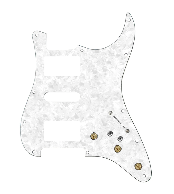 Pre-Wired HSH Stratocaster® Pickguard - SWPG-HSH-WPPG-S7W-HSH-2T