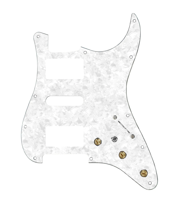 Pre-Wired HSH Stratocaster® Pickguard - SWPG-HSH-WPPG-S7W-HSH-MT