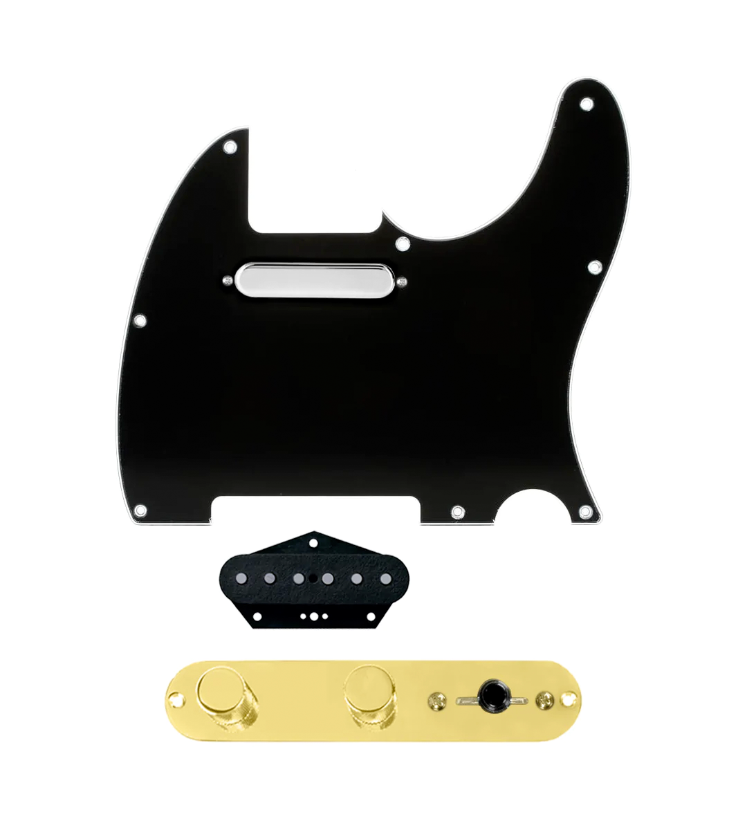 Texas Grit Loaded Pickguard for Telecasters® - TLPG-TGRT-BPG-T3W-REV-G