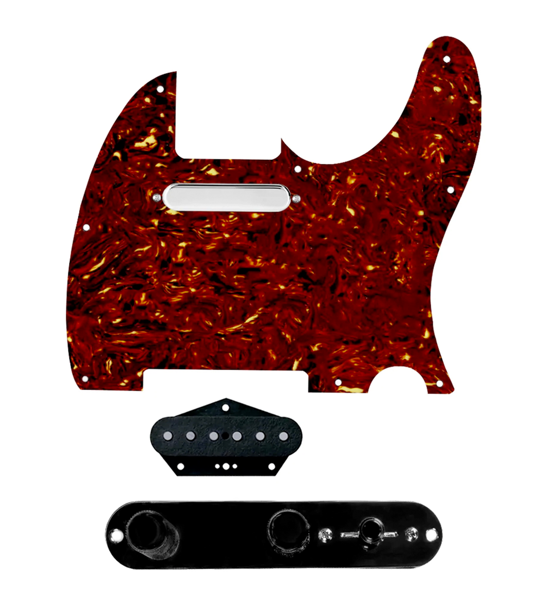 Texas Grit Loaded Pickguard for Telecasters® - TLPG-TGRT-TPG-T3W-REV-B