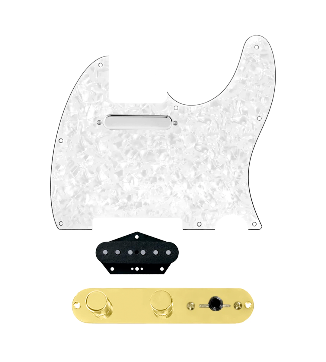 Texas Grit Loaded Pickguard for Telecasters® - TLPG-TGRT-WPPG-T4W-REV-G