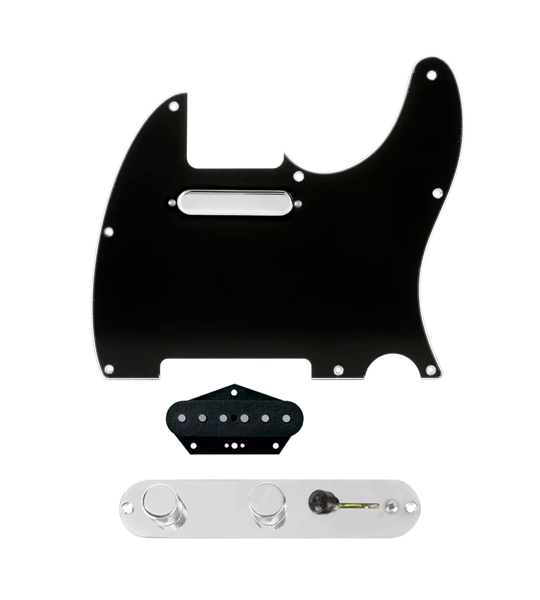 Texas Vintage Loaded Pickguard for Telecasters® - TLPG-TVTG-BPG-T3W-REV-C