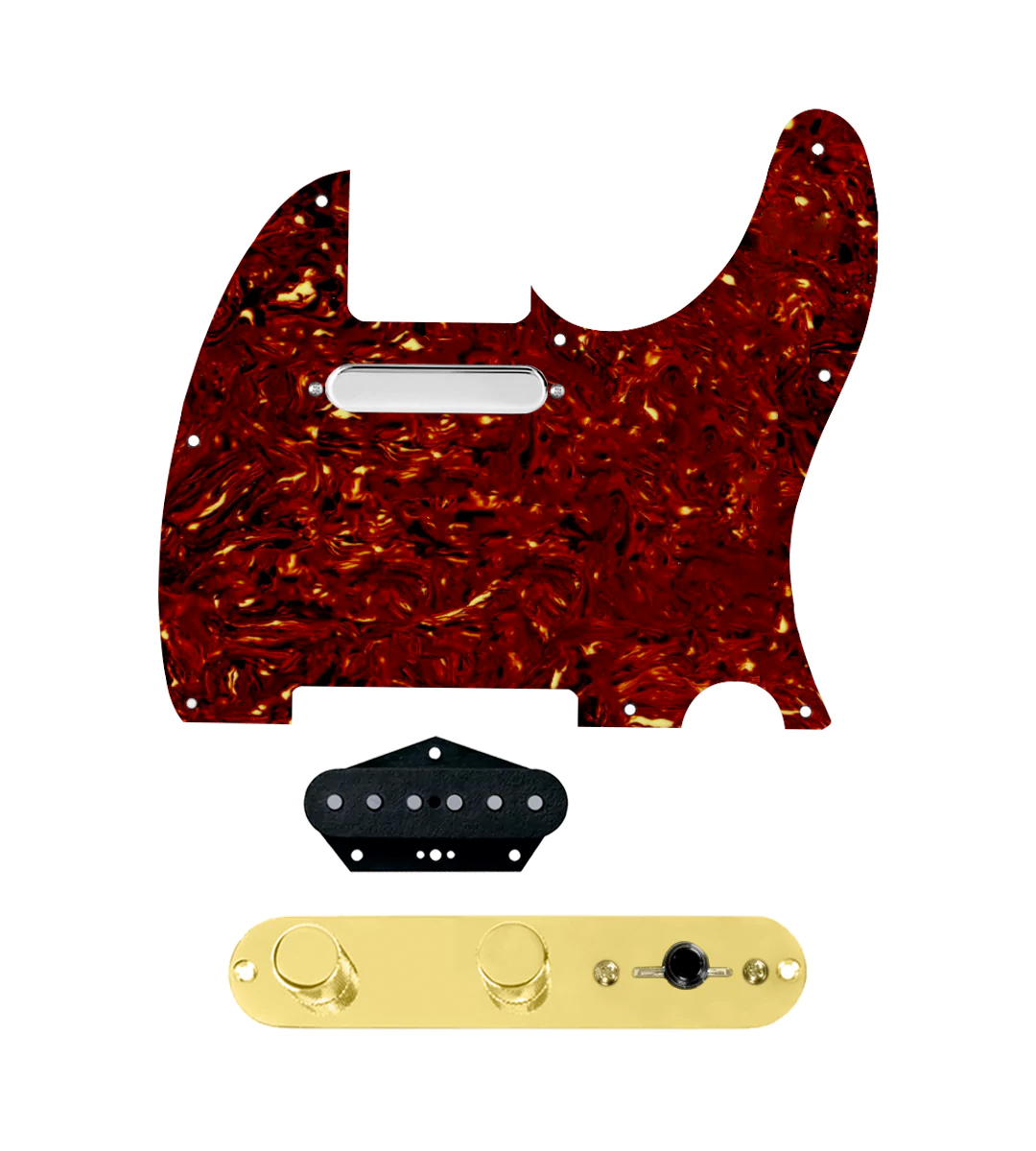 Texas Vintage Loaded Pickguard for Telecasters® - TLPG-TVTG-TPG-T4W-REV-G