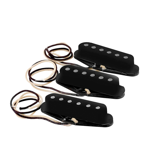 strat pickups black