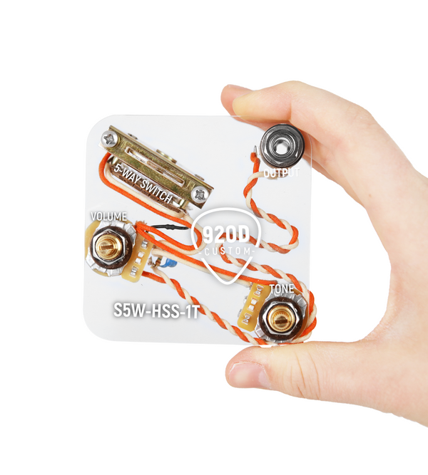 Stratocaster® Wiring Harness Upgrade - S5W-HSS-1T