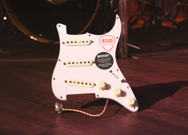 loaded strat pickguard