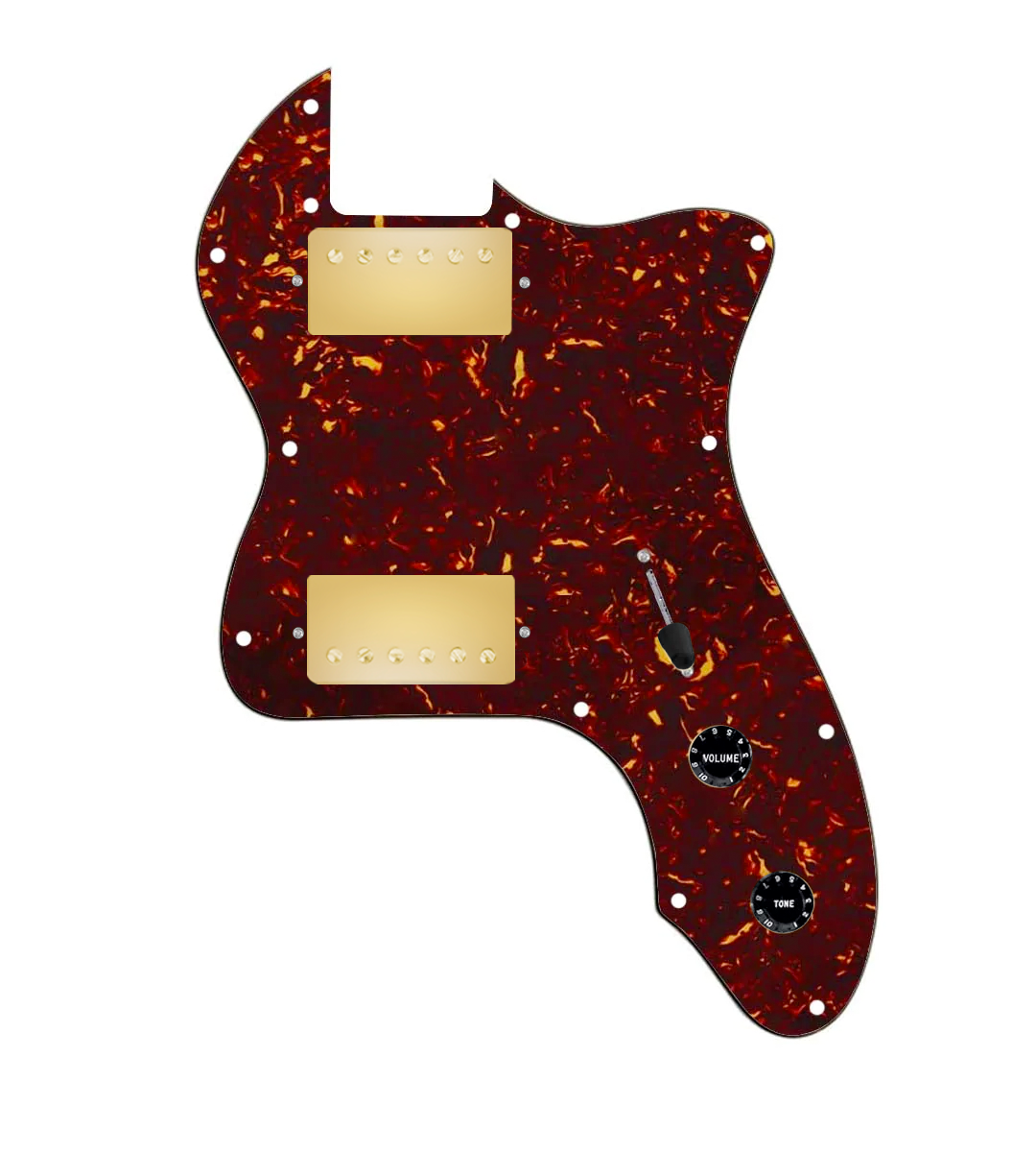 thinline pickguard hh tortoise