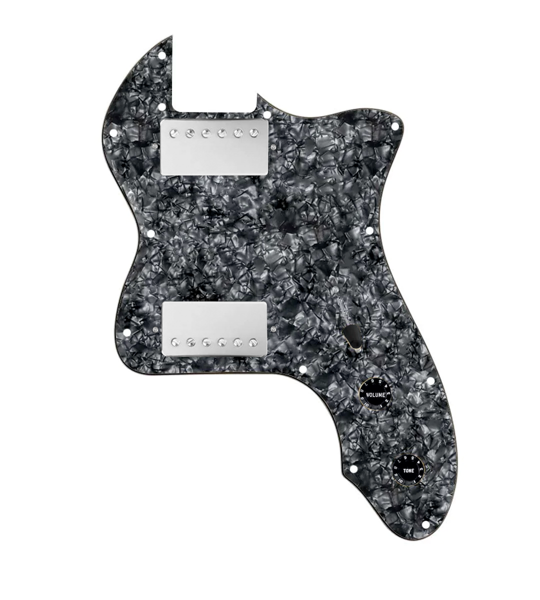 thinline pickguard hh grey pearl