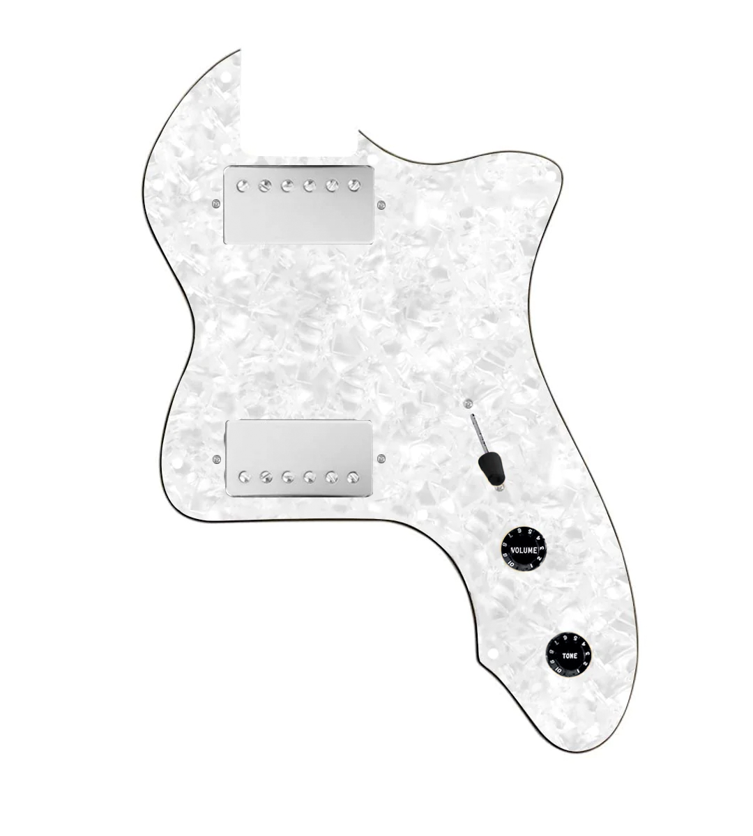 72 Thinline Tele® Loaded Pickguard - 72TLLPG-RGNK-N-BKNB-WPPG