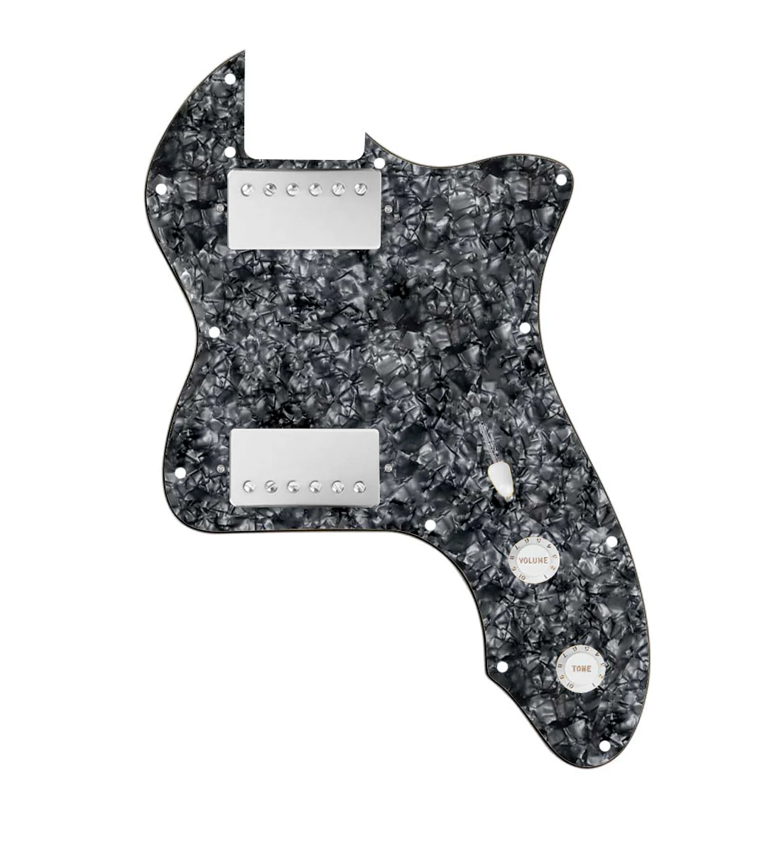 thinline pickguard hh grey pearl