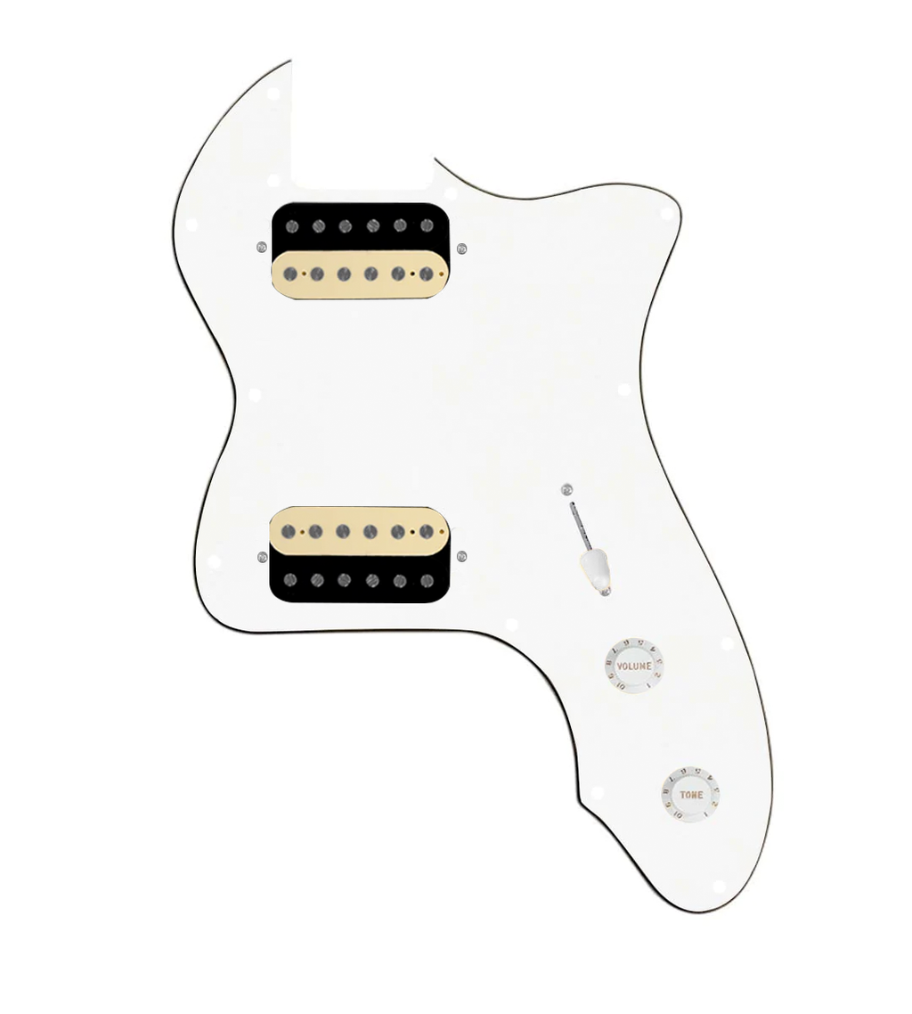 thinline pickguard hh white