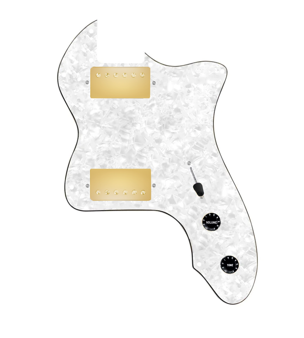 thinline pickguard hh pearl