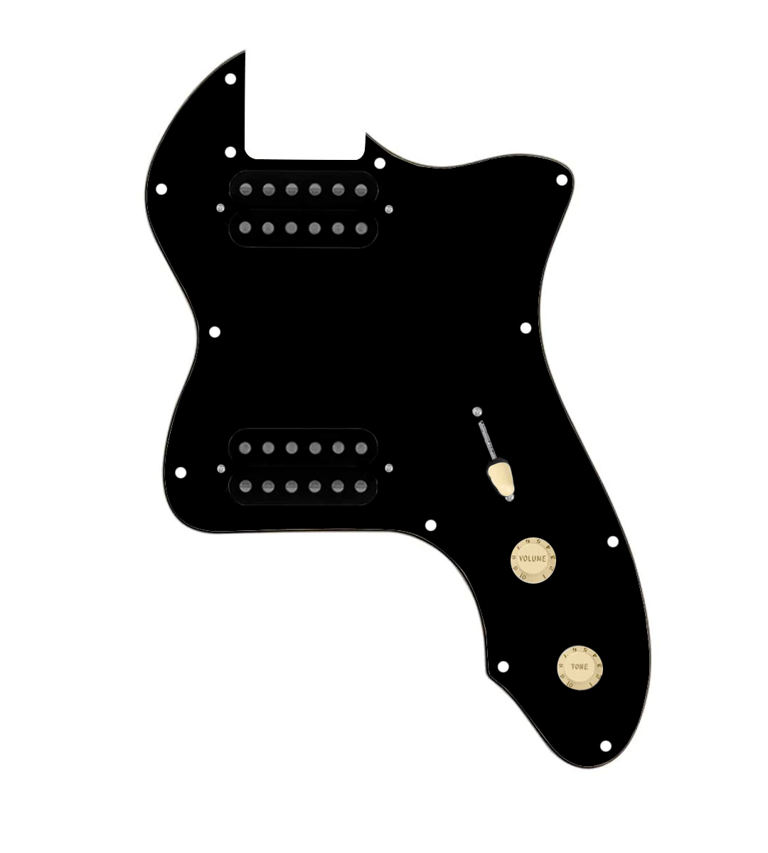 thinline pickguard hh black