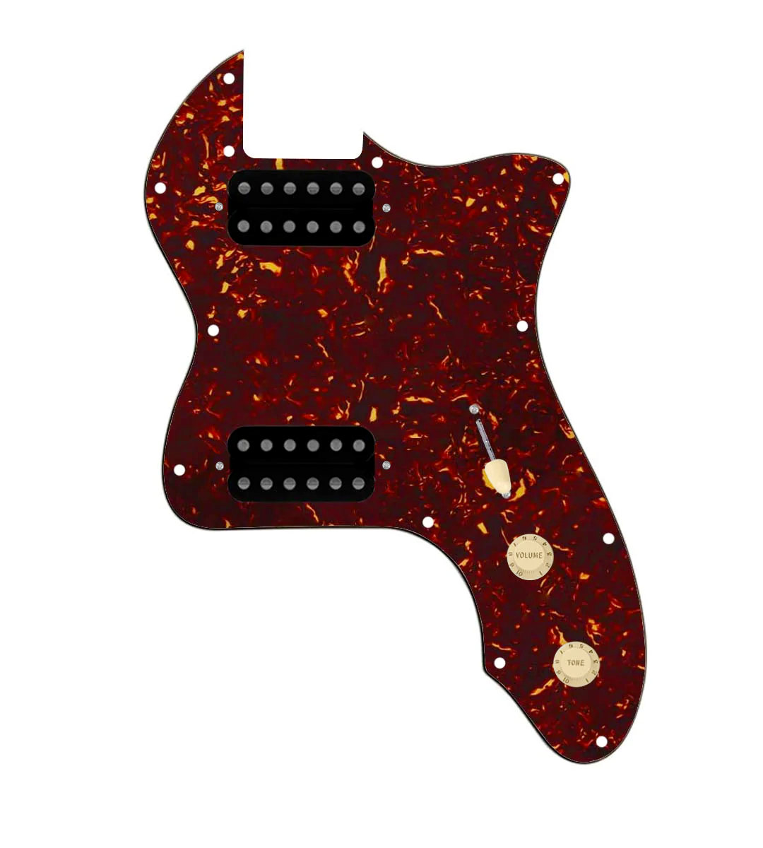 thinline pickguard hh tortoise