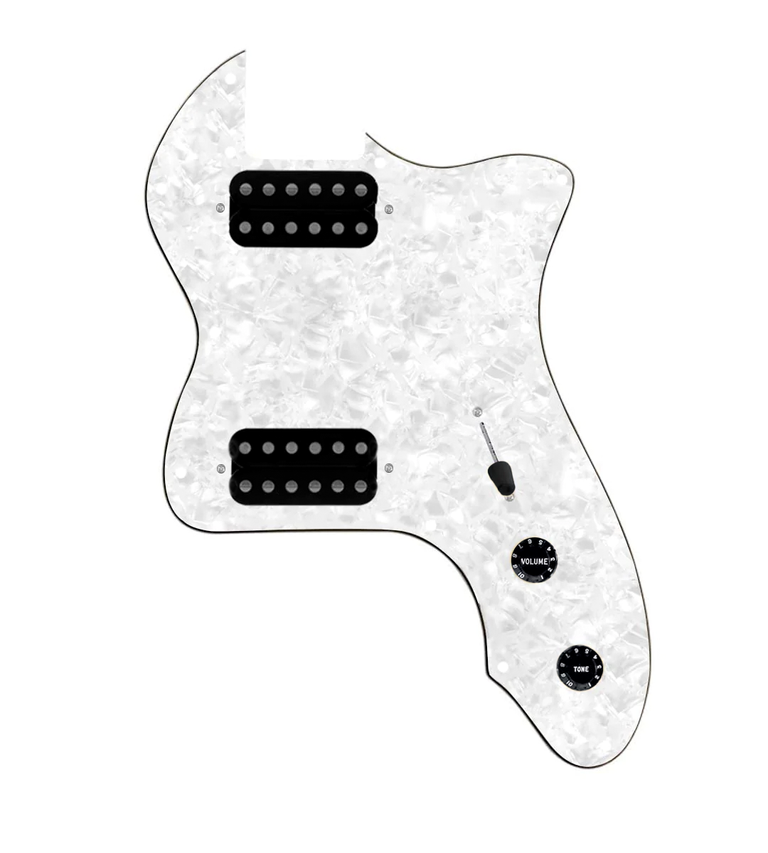 72 Thinline Telecaster® Loaded Pickguard - 72TLLPG-SMTH-UC-BKNB-WPPG