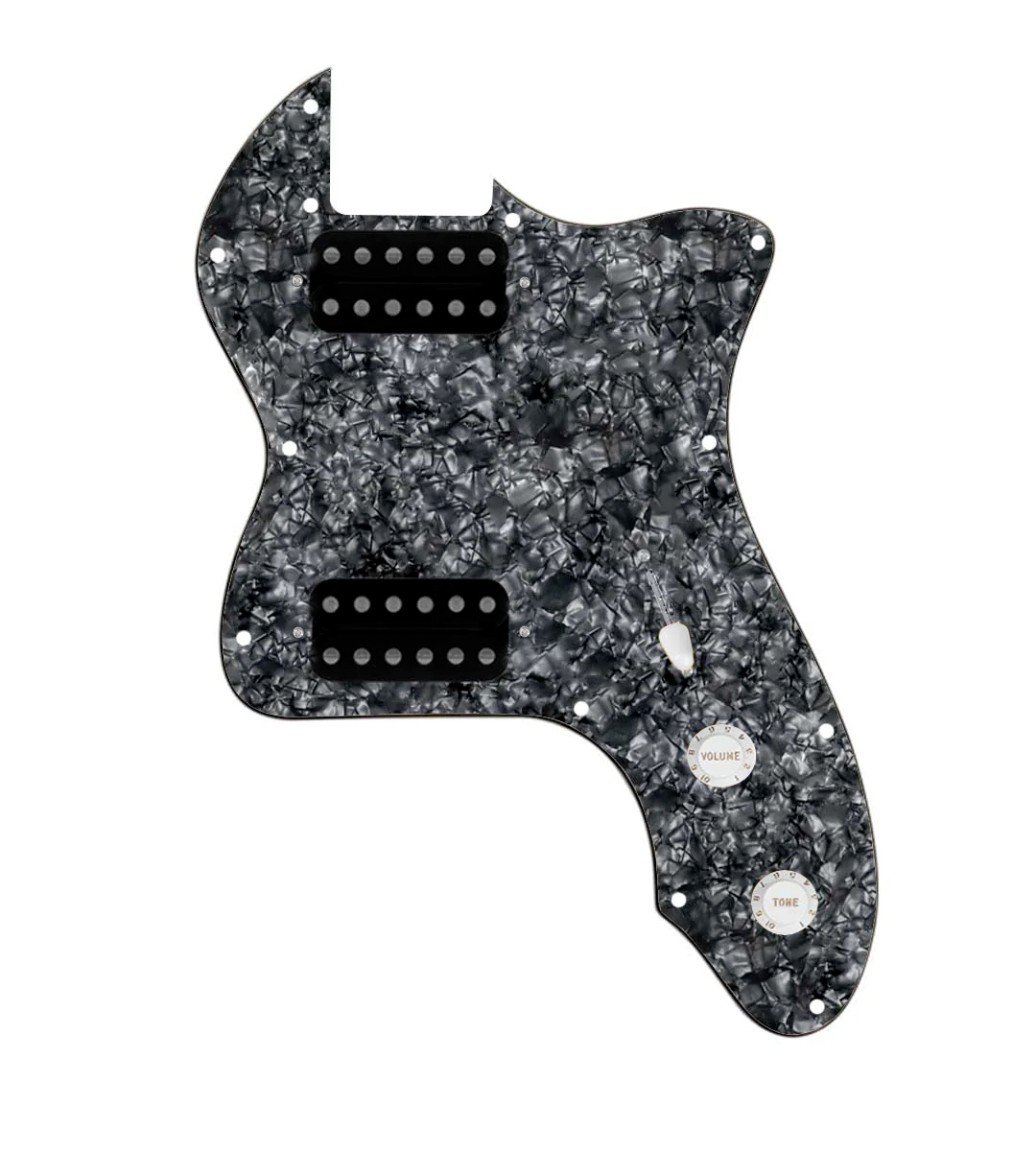 thinline pickguard hh grey pearl