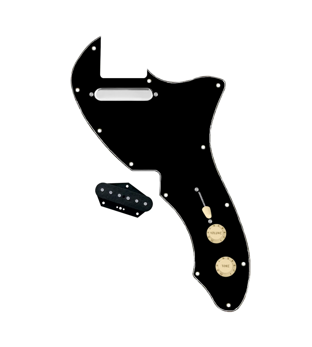 thinline pickguard black