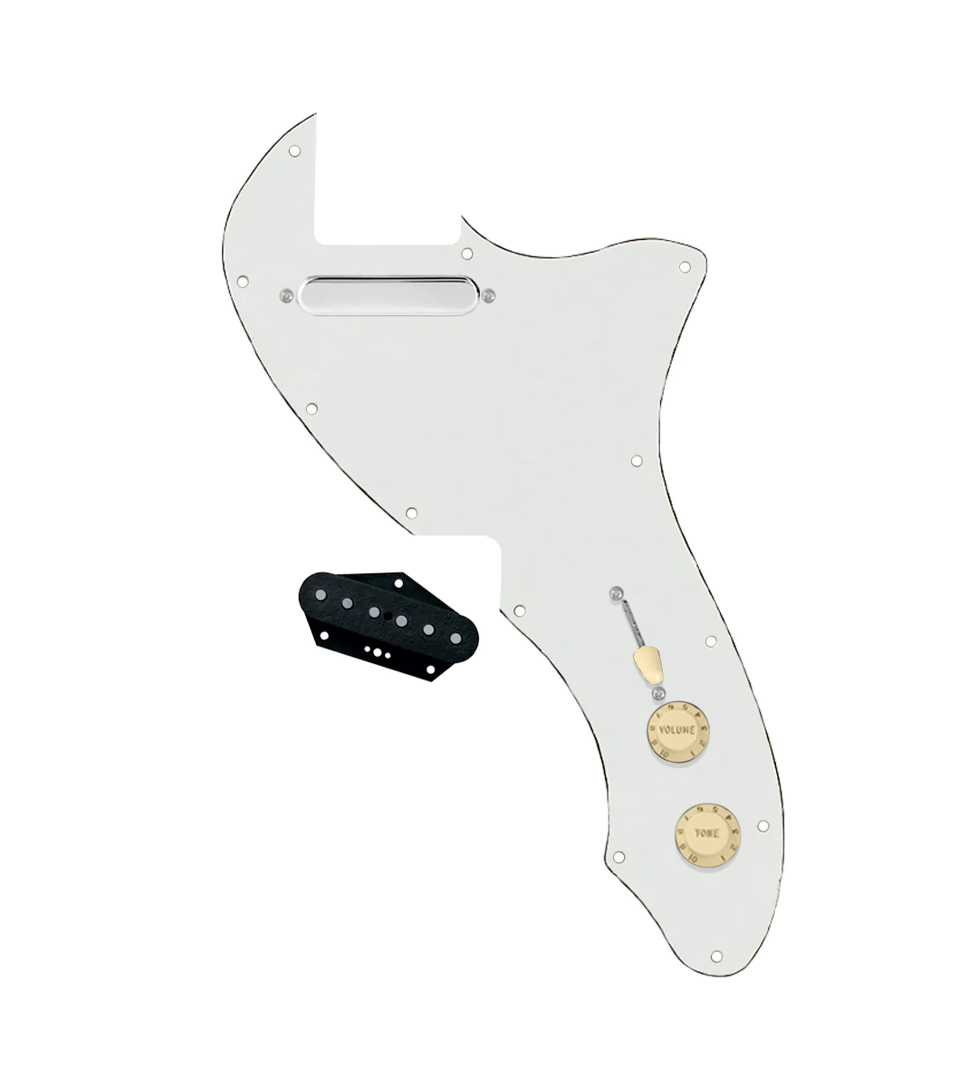 thinline pickguard white