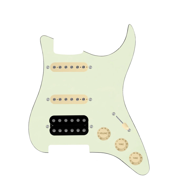 HSS Loaded Pickguard for Stratocasters® - HSS-SMTH-UC-TVTG-AW-MGPG-AWKNB