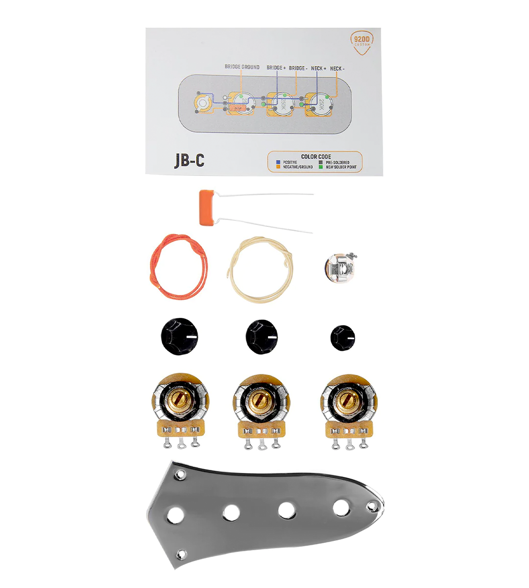 920D Custom Jazz® Bass Wiring Kit - JB-C-KIT