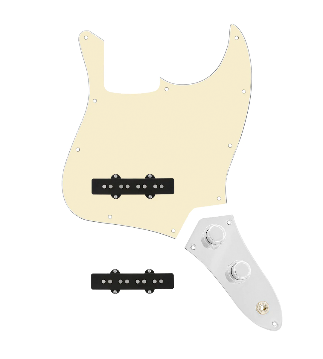 Jazz Bass® Loaded Pickguard - JBLPG-JGRVE-AWPG-JB-CON-C