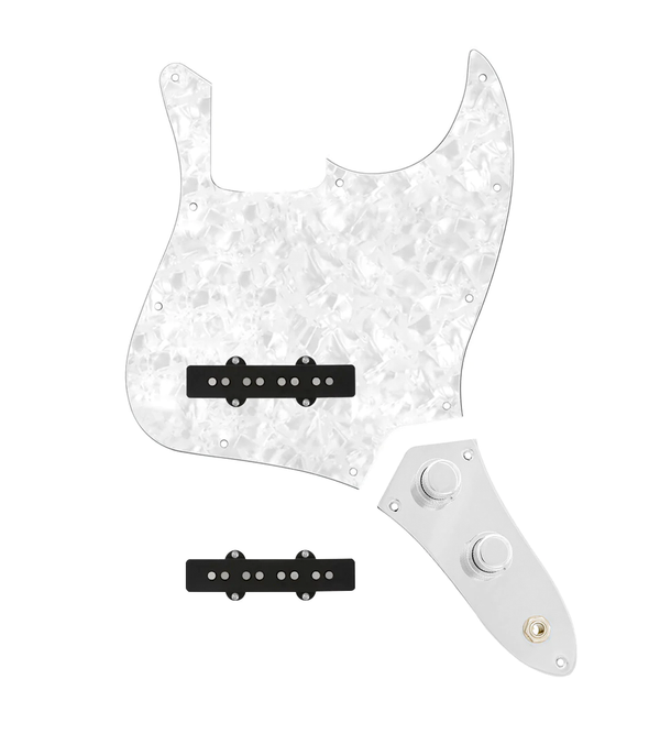 Jazz Bass® Loaded Pickguard - JBLPG-JGRVE-WPPG-JB-CON-C