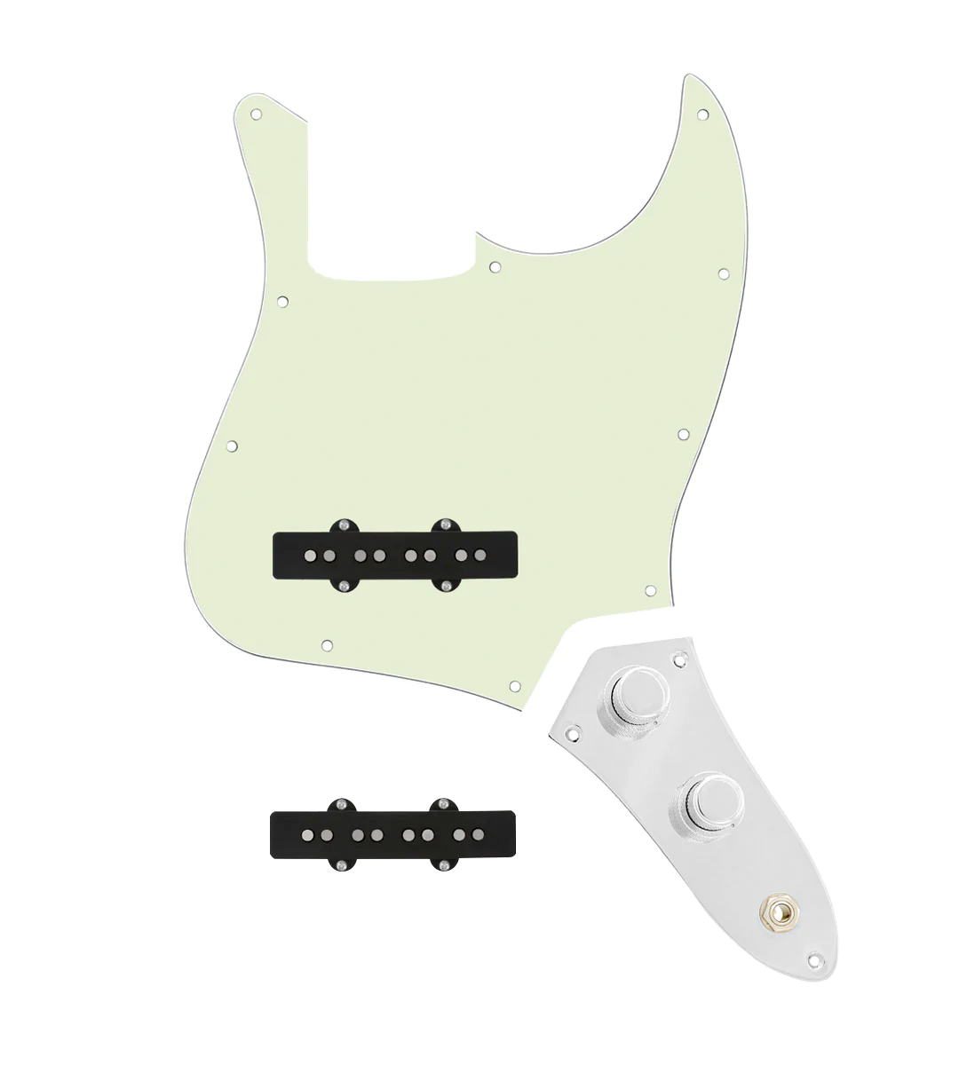 Jazz Bass® Loaded Pickguard - JBLPG-JPCKT-MGPG-JB-CON-C