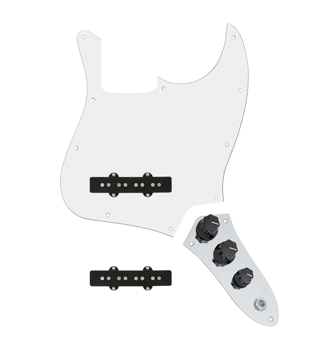 Jazz Bass® Loaded Pickguard - JBLPG-JPCKT-WPG-JB-C