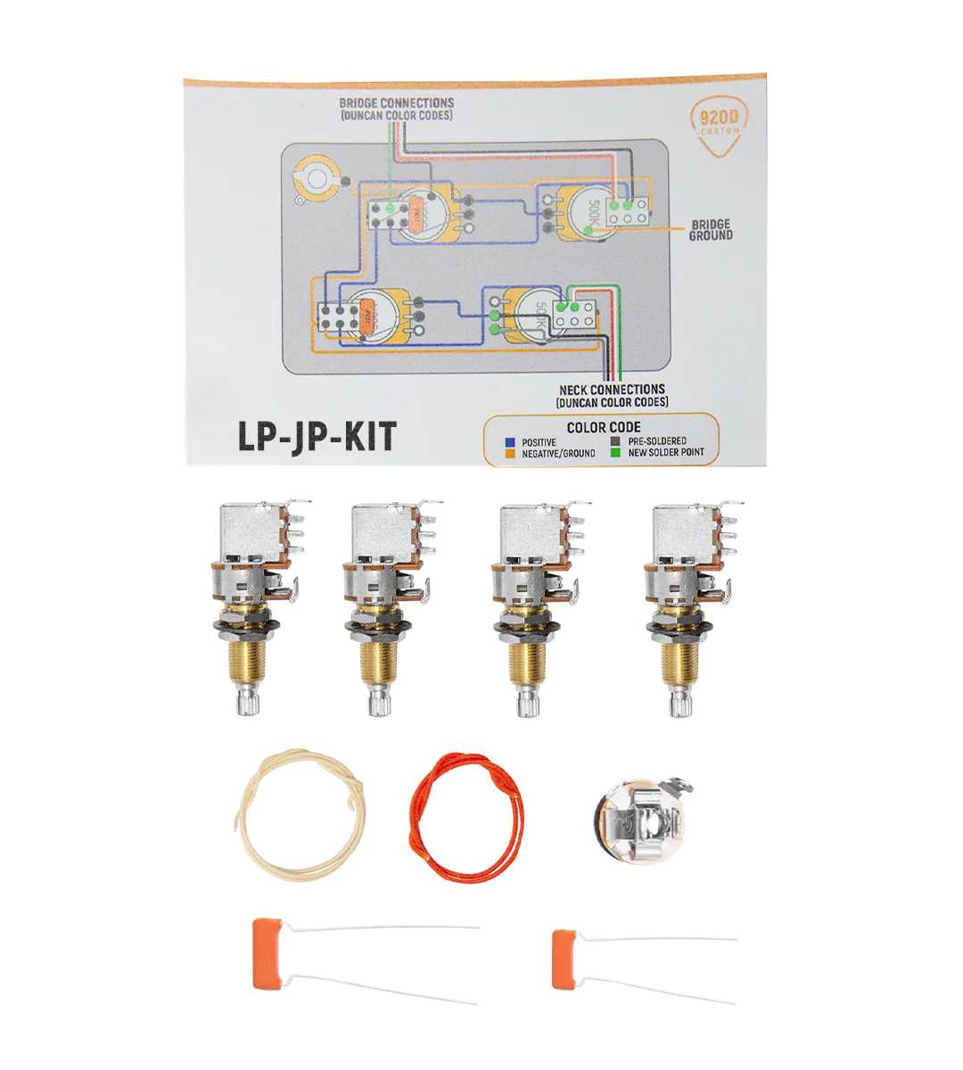 920D Custom Les Paul® Wiring Kit - LP-JP-KIT