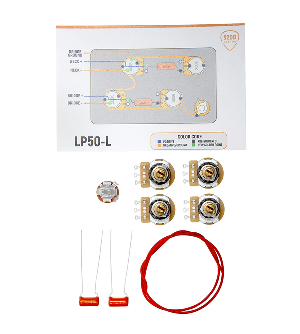 920D Custom Les Paul® Wiring Kit - LP50-L-KIT