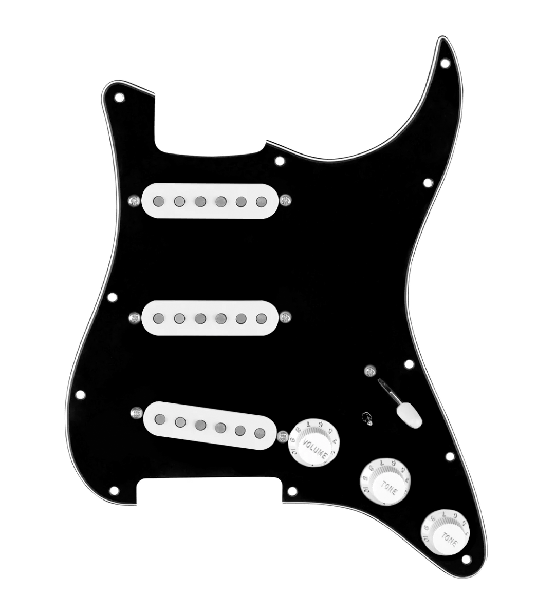 loaded strat pickguard