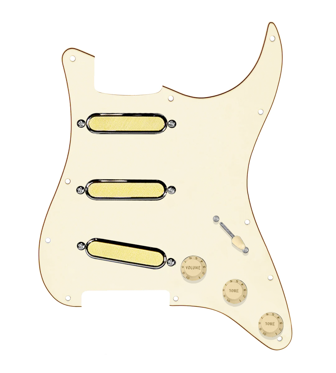 Gold Foil Loaded Pickguard for Stratocasters® - SLPG-GLDFL-AW-AWPG-S5W