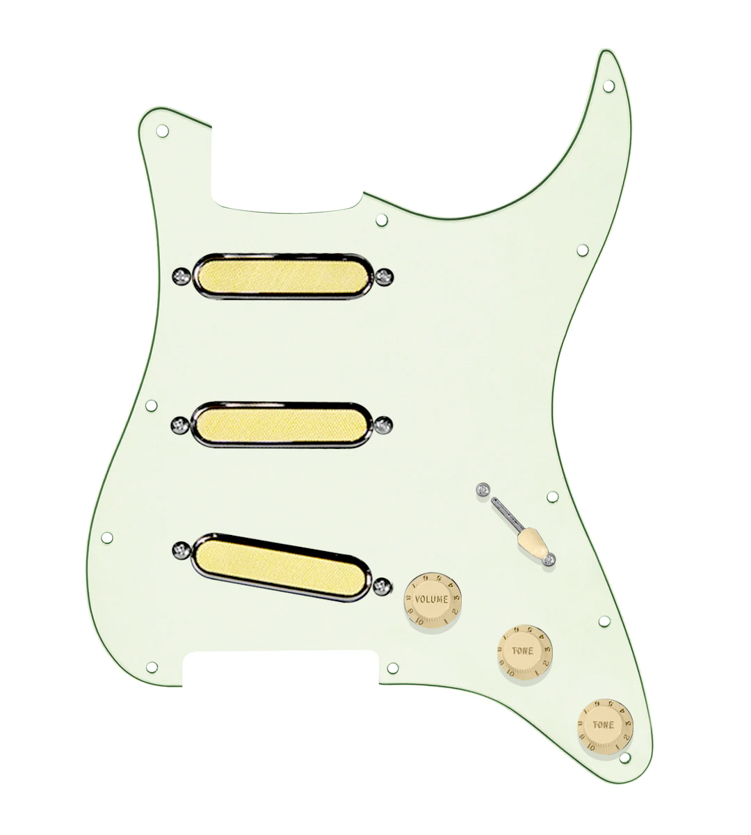 gold foil strat pickups