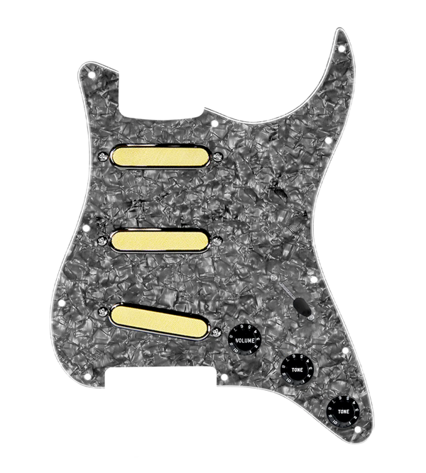Gold Foil Loaded Pickguard for Stratocasters® - SLPG-GLDFL-B-BPPG-S5W