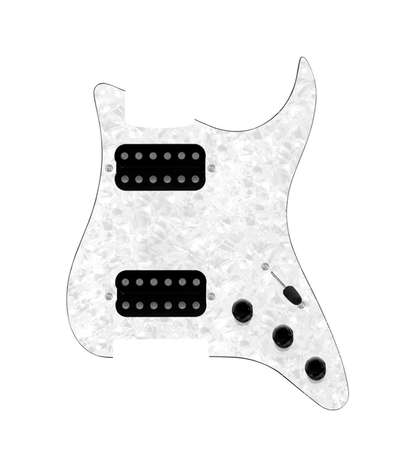 Hipster Heaven HH Loaded Pickguard for Stratocasters® - SLPG-HH-COOL-UC-WPPG-S5W-HH