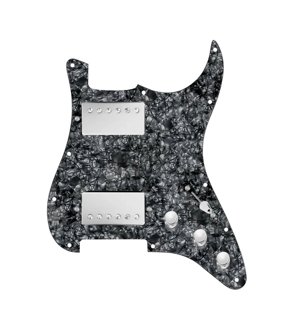 Hot And Heavy HH Loaded Pickguard for Stratocasters® - SLPG-HH-RGNK-N-BPPG-S5W-HH