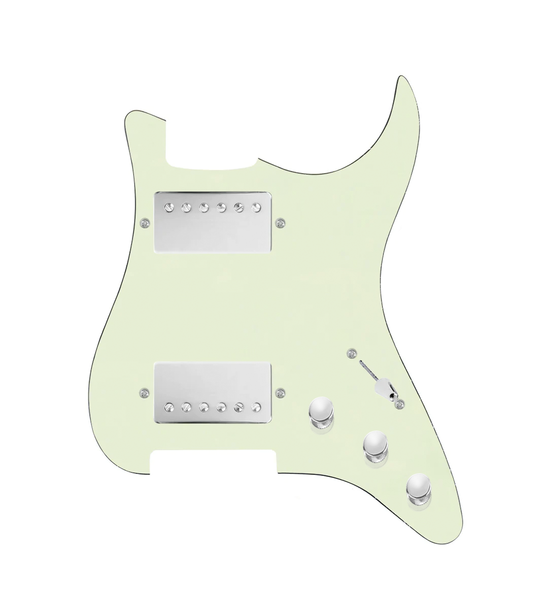 Hot And Heavy HH Loaded Pickguard for Stratocasters® - SLPG-HH-RGNK-N-MGPG-S5W-HH