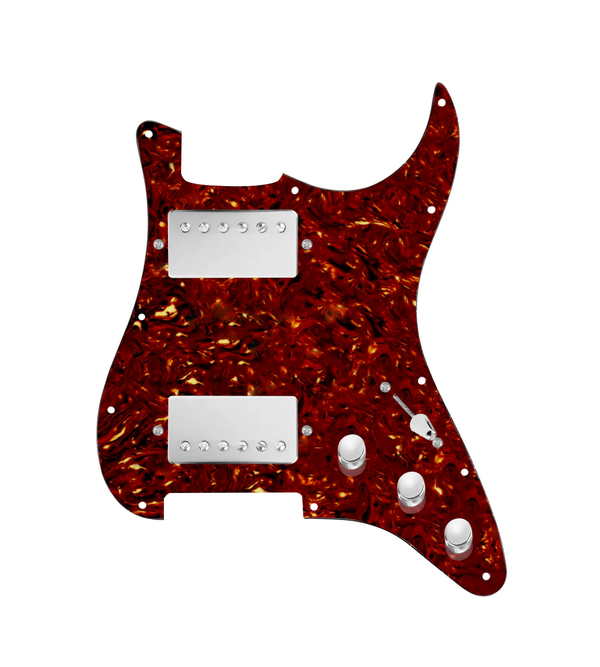 Hot And Heavy HH Loaded Pickguard for Stratocasters® - SLPG-HH-RGNK-N-TPG-S5W-HH