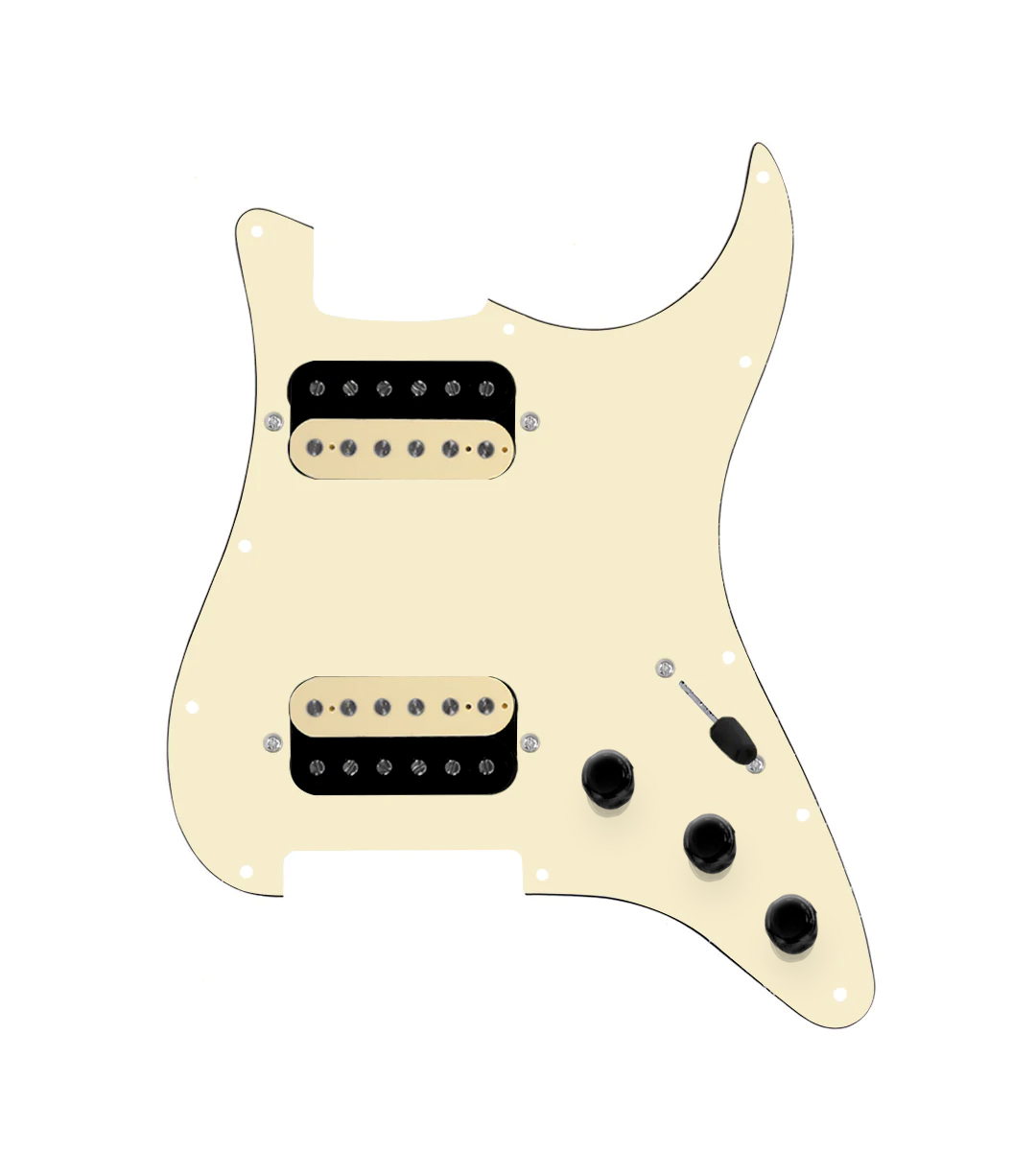 Hot And Heavy HH Loaded Pickguard for Stratocasters® - SLPG-HH-RGNK-UC-AWPG-S5W-HH