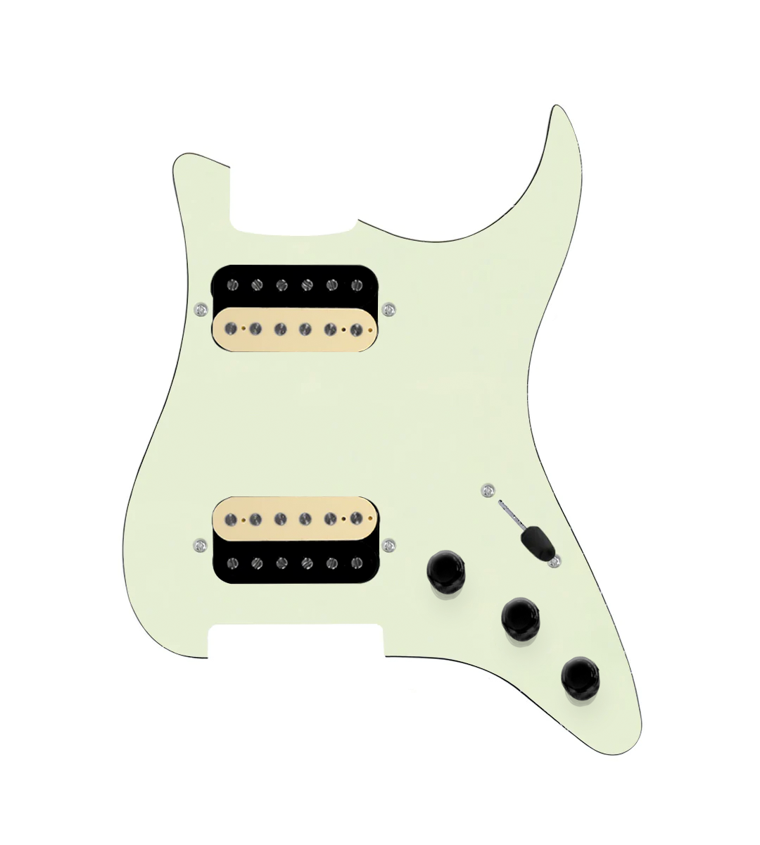 Hot And Heavy HH Loaded Pickguard for Stratocasters® - SLPG-HH-RGNK-UC-MGPG-S5W-HH